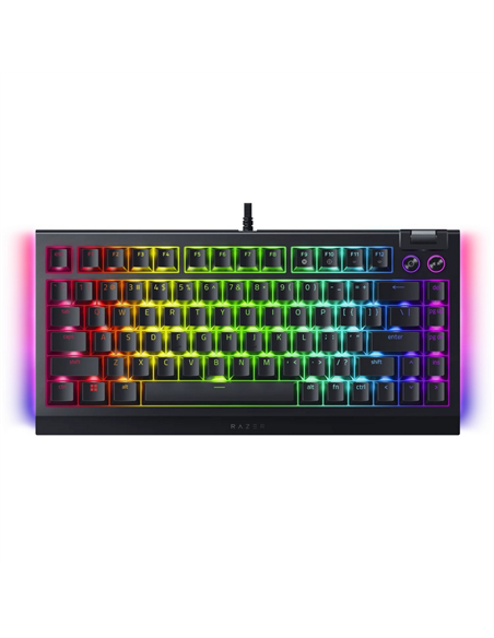 Tastatură Razer BlackWidow V4 75%, Cu fir, Negru