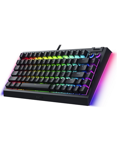 Клавиатура Razer BlackWidow V4 75%, Проводное, Чёрный