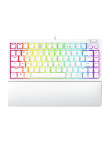 Клавиатура Razer BlackWidow V4 75%, Проводное, Белый