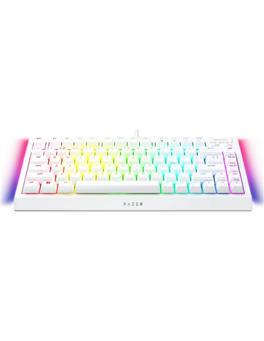 Клавиатура Razer BlackWidow V4 75%, Проводное, Белый
