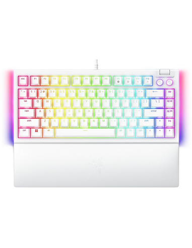 Tastatură Razer BlackWidow V4 75%, Cu fir, Alb