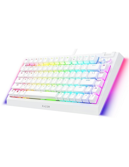 Tastatură Razer BlackWidow V4 75%, Cu fir, Alb