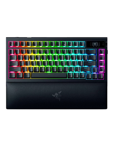 Клавиатура Razer BlackWidow V4 Pro 75%, Проводное / беспроводное, Чёрный