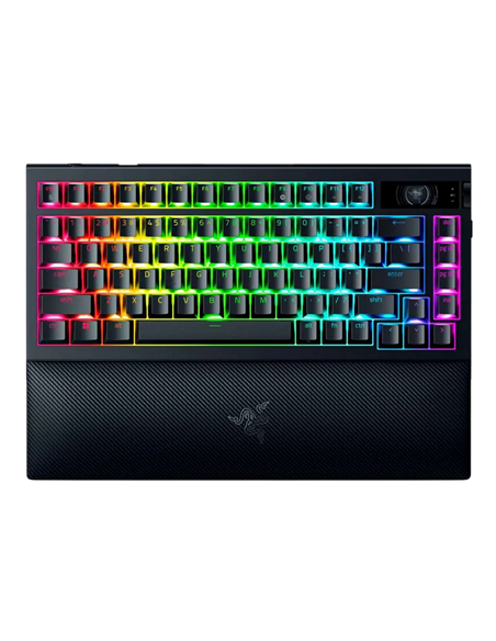 Клавиатура Razer BlackWidow V4 Pro 75%, Проводное / беспроводное, Чёрный