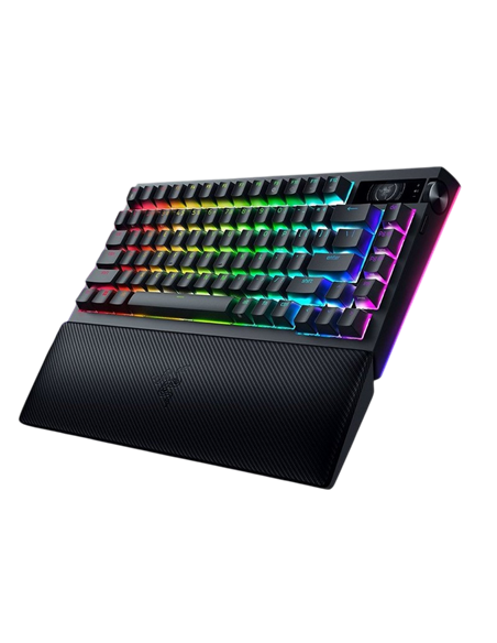 Клавиатура Razer BlackWidow V4 Pro 75%, Проводное / беспроводное, Чёрный