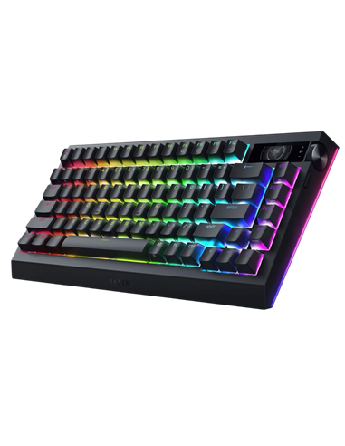 Клавиатура Razer BlackWidow V4 Pro 75%, Проводное / беспроводное, Чёрный