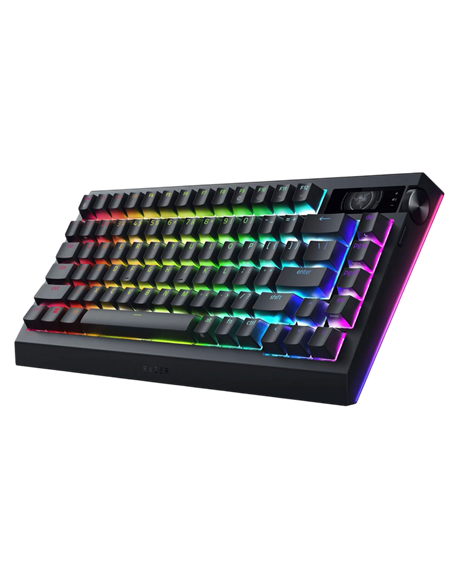 Tastatură Razer BlackWidow V4 Pro 75%, Cu fir / Fără fir, Negru