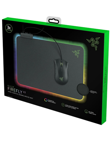 Коврик для мыши Razer Razer Firefly V2, Medium, Чёрный