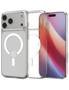 Husă Spigen Liquid Crystal Mag pentru Apple Iphone 17 Pro Max, Clear | White