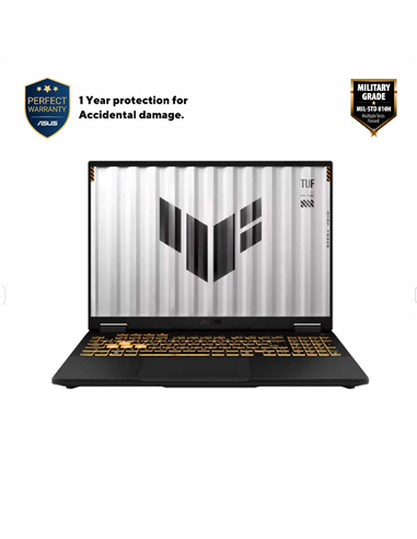 Игровой ноутбук 16" ASUS TUF Gaming F16 FX608JHR, Jaeger Gray, Intel Core i7-14650HX, 16Гб/1024Гб, Без ОС