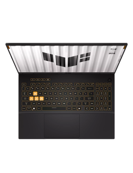 Laptop Gaming 16" ASUS TUF Gaming F16 FX608JHR, Jaeger Gray, Intel Core i7-14650HX, 16GB/1024GB, Fără SO