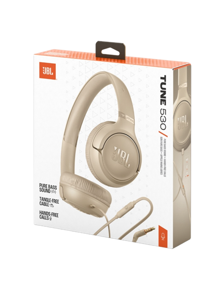 Căști JBL T530, Bej