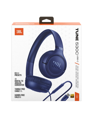 Наушники JBL T530C, Синий