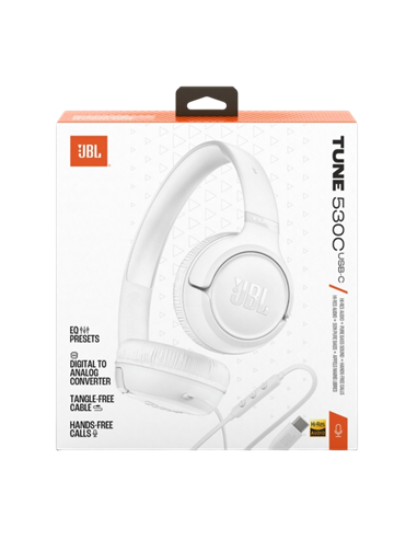 Căști JBL T530C, Alb