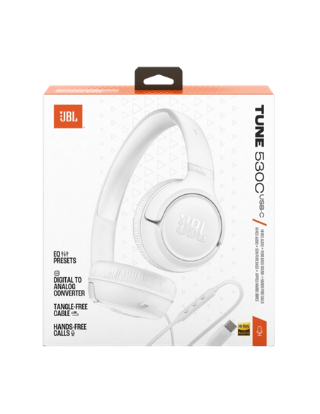 Căști JBL T530C, Alb