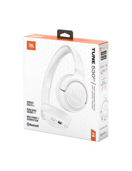 Căști JBL Tune 530BT, Alb