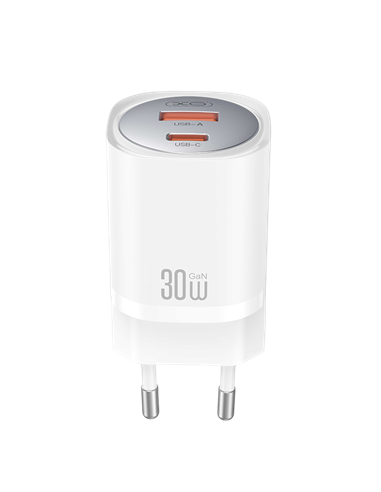Încărcător XO CE30 + USB-C, 30W, Alb