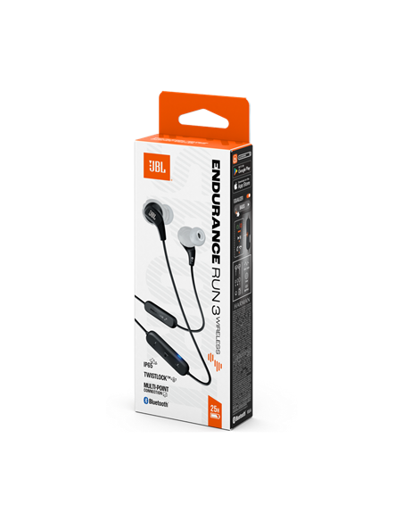 Căști JBL Endurance RUN 3, Negru