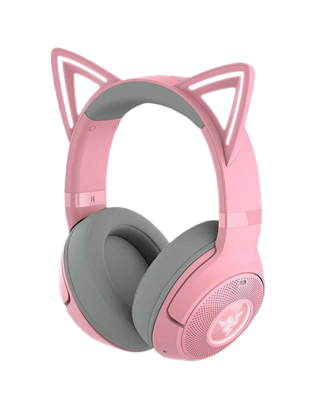 Căști gaming Razer Kraken Kitty V2, Fără fir/Cu fir, Roz