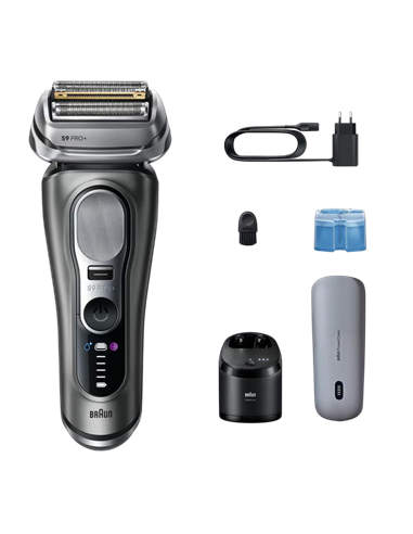 Aparat de ras electric Braun Series 9 Pro+ 9675cc, Argintiu