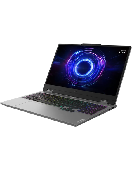 Laptop Gaming 15,6" Lenovo LOQ 15IRX10, Luna Grey, Intel Core i7-13645HX, 16GB/512GB, Fără SO