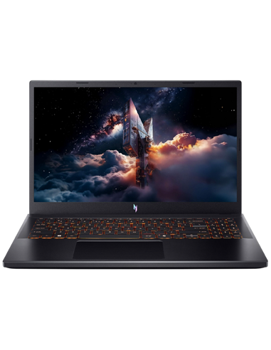 Laptop Gaming 15,6" Acer Nitro V 15 AI ANV15-42, Obsidian Black, AMD Ryzen 7 7445HS, 16GB/512GB, Linux eShell