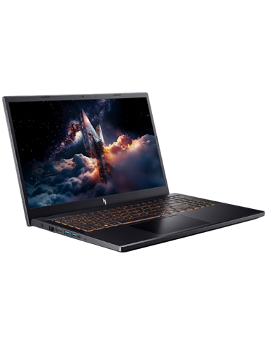 Laptop Gaming 15,6" Acer Nitro V 15 AI ANV15-42, Obsidian Black, AMD Ryzen 7 7445HS, 16GB/512GB, Linux eShell