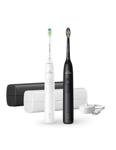 Электрическая звуковая зубная щетка Philips HX7109/01, Белый | Черный