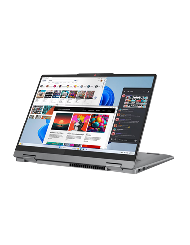 Laptop 14" Lenovo IdeaPad 5 2-in-1 14IRH9, Luna Grey, Intel Core i5-13420H, 16GB/512GB, Fără SO