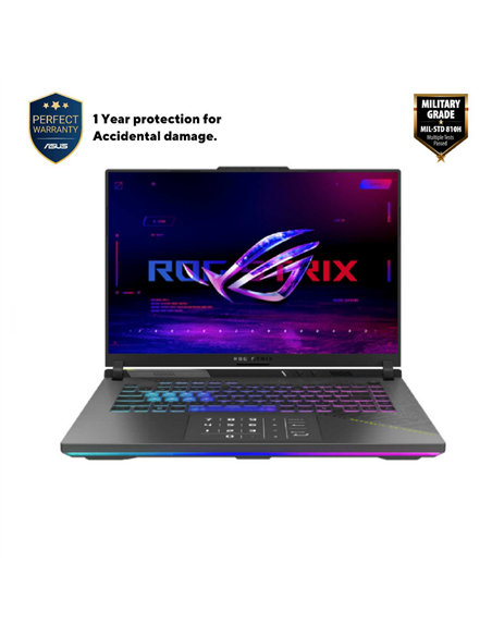Игровой ноутбук 16" ASUS ROG Strix G16 G614FP, Eclipse Gray, AMD Ryzen 9 9955HX, 32Гб/1024Гб, Без ОС