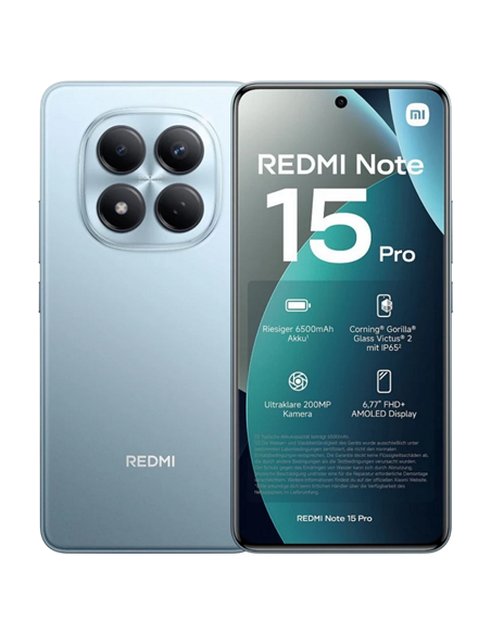 Smartphone Xiaomi Redmi Note 15 Pro 4G, 12GB/512GB, Glacier Blue