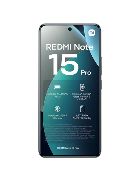 Smartphone Xiaomi Redmi Note 15 Pro 4G, 8GB/256GB, Glacier Blue