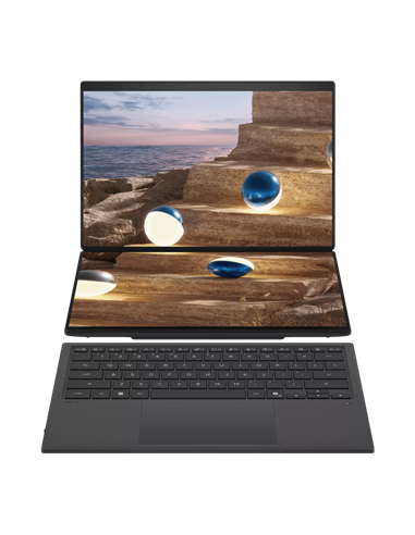 Laptop 14" ASUS Zenbook DUO UX8407AA, Moher Gray, Intel Core Ultra 9 386H, 32GB/1024GB, Windows 11 Home