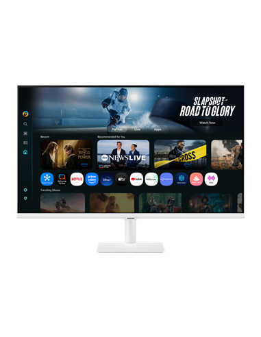 32" Monitor Samsung S32FM703, VA 3840x2160 4K UHD, Alb