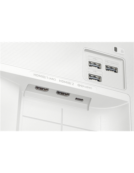 32" Monitor Samsung S32FM703, VA 3840x2160 4K UHD, Alb