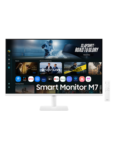 32" Monitor Samsung S32FM703, VA 3840x2160 4K UHD, Alb