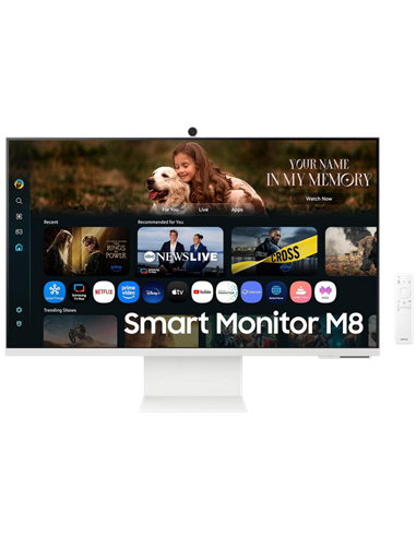 32" Монитор Samsung S32FM803, VA 3840x2160 4K UHD, Белый