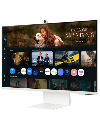 32" Monitor Samsung S32FM803, VA 3840x2160 4K UHD, Alb