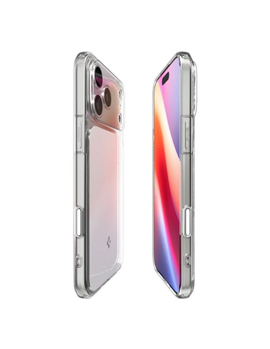 Husă Spigen Ultra Hybrid "T" Mag Safe pentru Apple iPhone 17 Pro, Alb Lucios