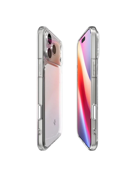Husă Spigen Ultra Hybrid "T" Mag Safe pentru Apple iPhone 17 Pro, Alb Lucios