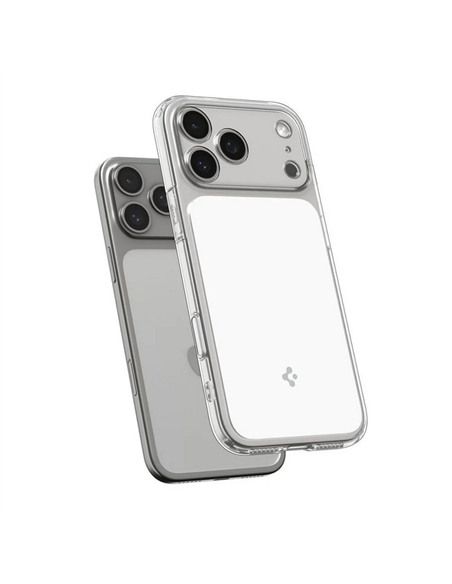 Husă Spigen Ultra Hybrid "T" Mag Safe pentru Apple iPhone 17 Pro, Alb Lucios