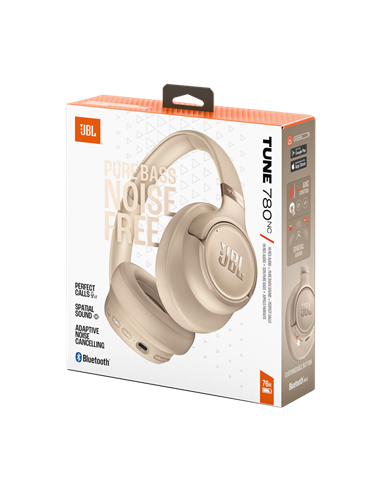 Наушники JBL Tune 780NC, Бежевый