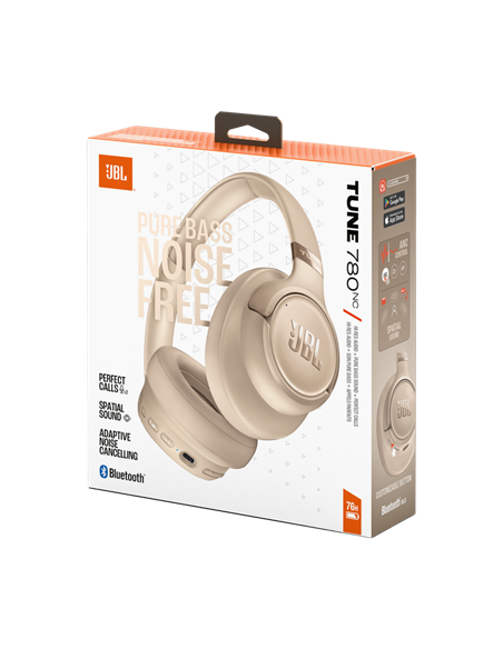 Наушники JBL Tune 780NC, Бежевый