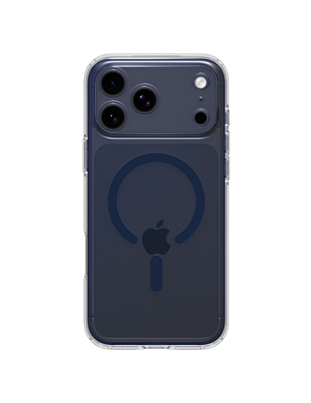 Чехол Spigen Ultra Hybrid MagSafe для Apple iPhone 17 Pro Max, Clear Deep Blue