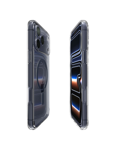 Чехол Spigen Ultra Hybrid MagSafe для Apple iPhone 17 Pro Max, Clear Deep Blue