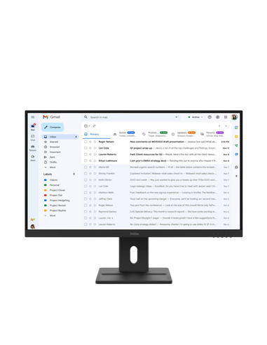27" Монитор Lenovo ThinkVision E27-40, IPS 1920x1080 FHD, Чёрный