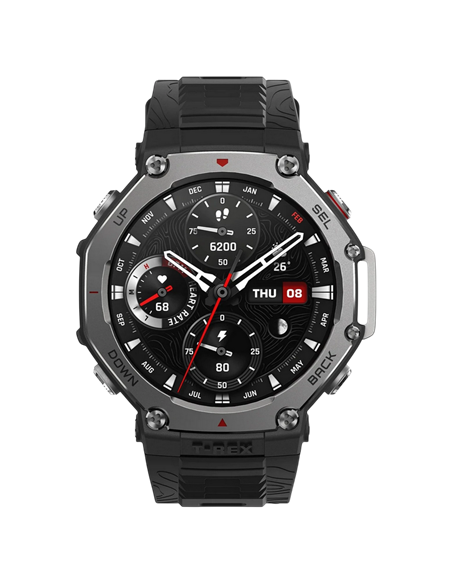 Ceas inteligent Xiaomi Amazfit T-Rex 3, 48mm, Onyx