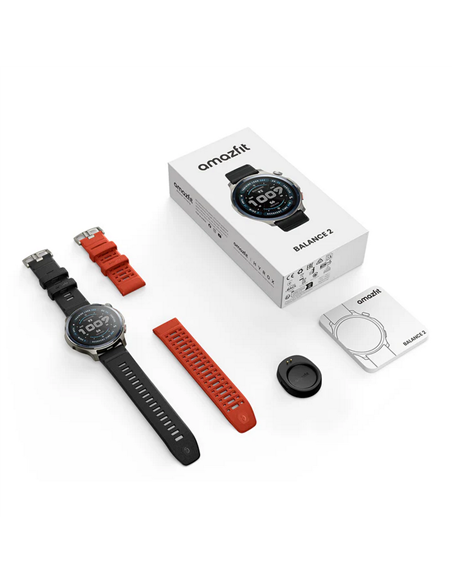 Ceas inteligent Xiaomi Amazfit Balance 2, Negru