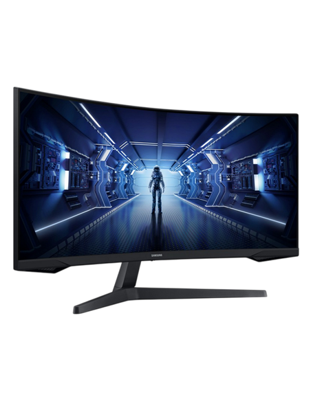 34" Игровой монитор Samsung C34G55TW, VA 3440x1440 WQHD, Чёрный
