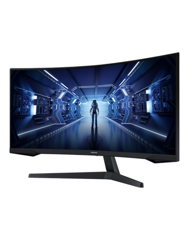 34" Monitor Gaming Samsung C34G55TW, VA 3440x1440 WQHD, Negru